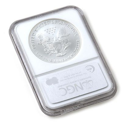 V33391 - 2005 Silver American Eagle MS69 By NGC