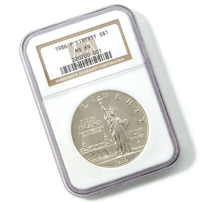 1986-P Statue of Liberty MS69 NGC