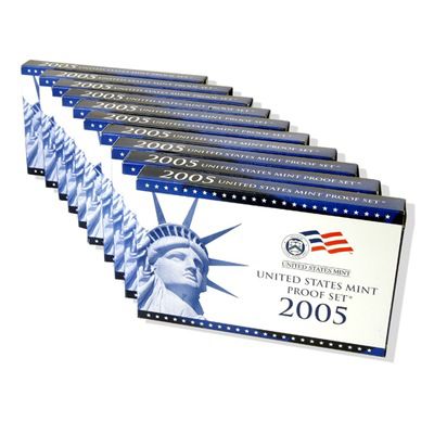 10ct. 2005 11pc. Clad Proof Set