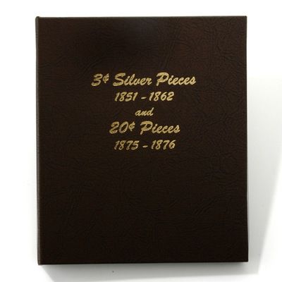 **Web Only** Dansco Album for 3 Cent & 20 Cent Coins