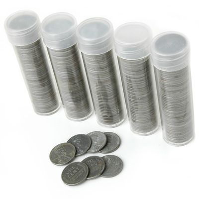 V33505 - 1943 Steel Cent Five Rolls