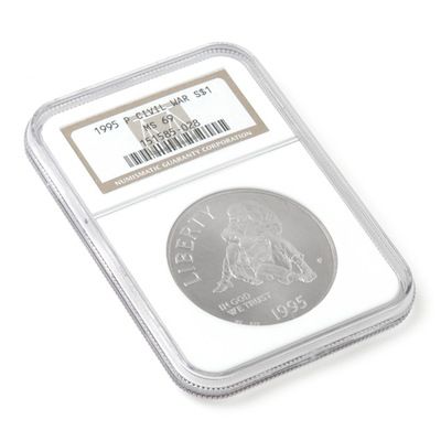 V33515 - 1995-P Civil War Dollar MS69 by NGC