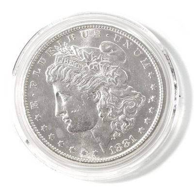 1881-S Morgan Silver Dollar BU