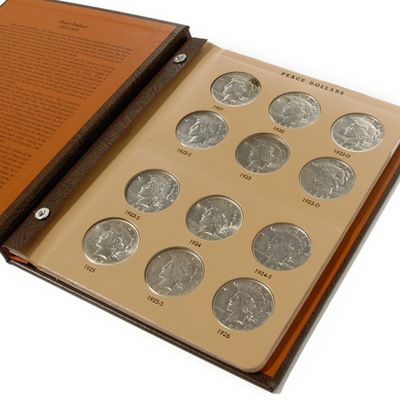 1921-1935 Peace Silver Dollar Set