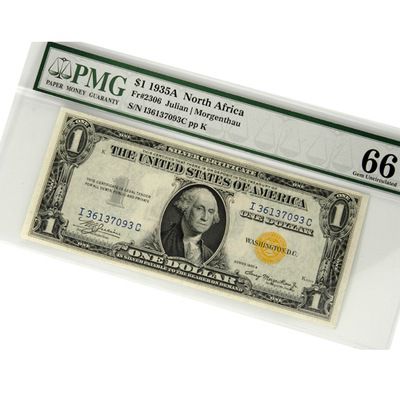 $1 1935A North Africa Silver Certificate
