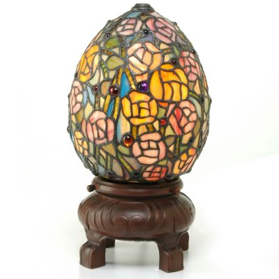 Floral Globe Accent Lamp
