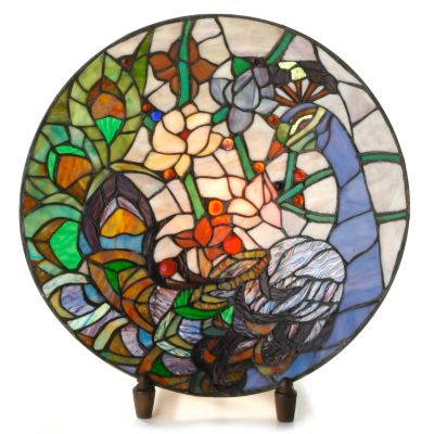 Limited Edition Decorative Lit Peacock Plate