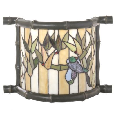 "Bamboo and Birds" Wall Sconce