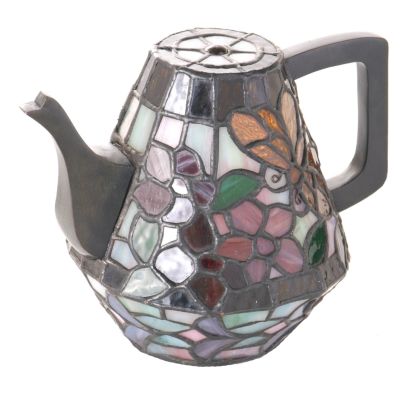 Spring Floral Teapot Accent Lamp