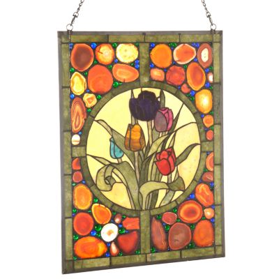 Tulips & Agate Wall Panel