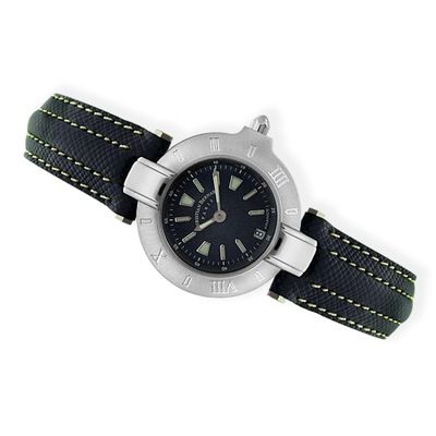 Christian Bernard Women's Angara Collection Stainless Steel Leather Strap Watch