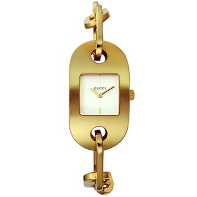 **Web Only** Gucci Women's Gold Plated Stainless Steel Bracelet Watch