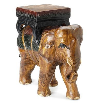 Hand Painted "Lanka" Elephant