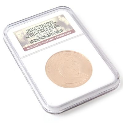 V39623 - 2007 Martha Washington (First Spouse) BU Bronze Coin NGC