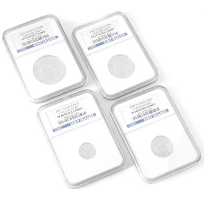 2007 W Platinum American Eagle 4-Piece Set NGC PF70UC Early Release