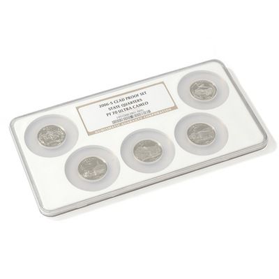 '06 S Clad Statehood Quarters PF70 UC in Multiholder