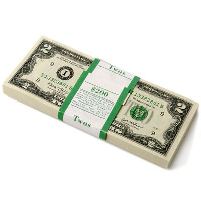 Pack of 100 $2 Crisp UC Currency