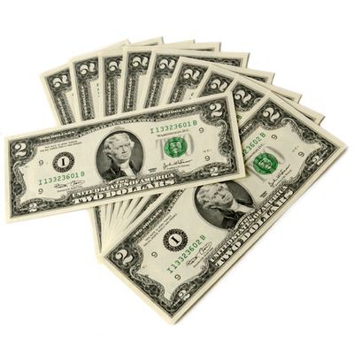 V40263 - 2003 $2 CU 10 pc Federal Reserve Notes