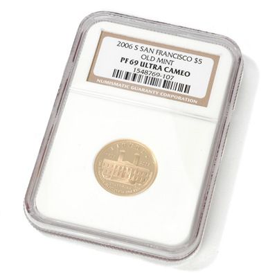 V40365 - 2006-S San Fran Old Mint $5 Gold PF69 UC