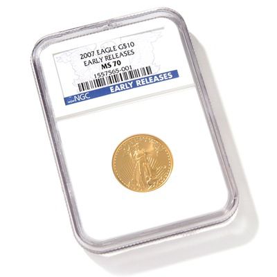 2007 $10 Gold American Eagle NGC MS70
