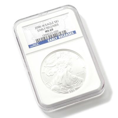 2006-W Silver American Eagle NGC MS69