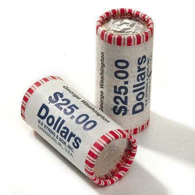 2007 P & D Mint George Washington Presidential Dollar Rolls UC
