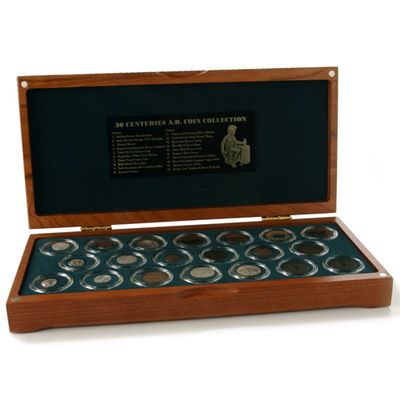 20 Century A.D. Box of Ancient Coins