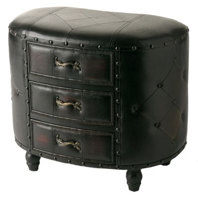 Crestenza Three Drawer Stool