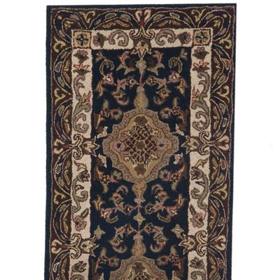 Musa 2.5' x 8' Hand Tufted Wool Runner Rug & 2' x 3' Scatter