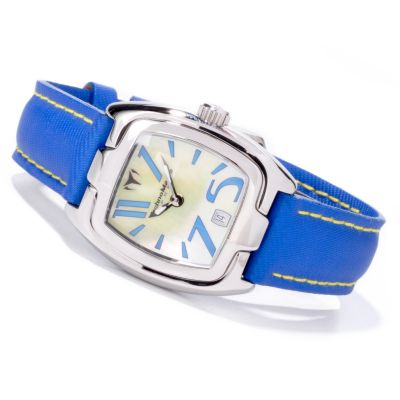 V48415 - TechnoMarine Women's Sport Collection Stainless Steel Fabric Strap Watch