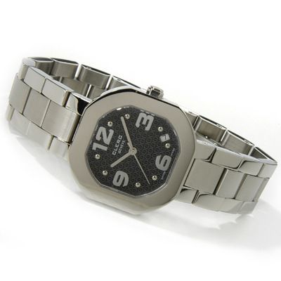 Clerc Men's Stainless Steel C Collection Date Indicator Watch