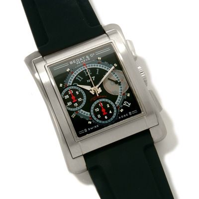 Bedat & Co. Men's N7 Chronograph Automatic Rubber Strap Watch