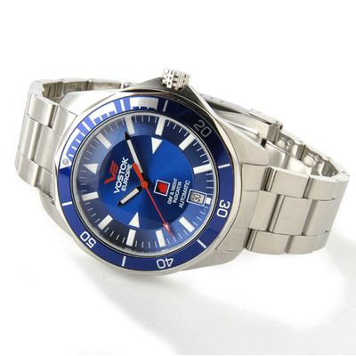 Vostok-Europe Men's K-3 Submarine Stainless Steel Watch