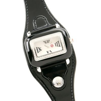 Michele Women's Diamond Stainless Steel Mother-of-Pearl Watch