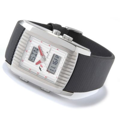 Jacques Lemans Men's F1 UTC Ana-Digi Stainless Steel Watch