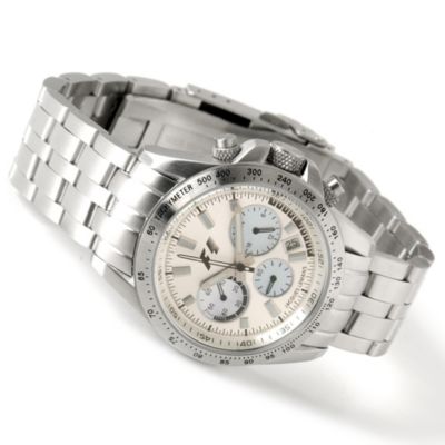 Jacques Lemans Women's Formula One Mother-of-Pearl Stainless Steel Watch