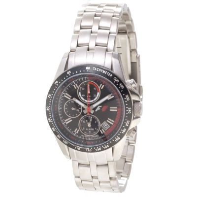 Jacques Lemans Men's F1 Alarm Chronograph Stainless Steel Watch