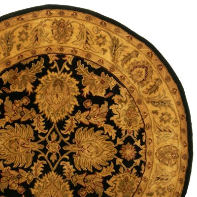 Amir 6' Round Hand Tufted Wool Rug