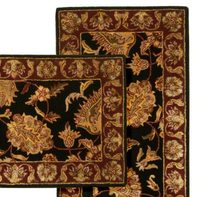 Andora 2.5' x 8' Hand Tufted Wool & Silk Runner w/ 2' x 3' Scatter Rug