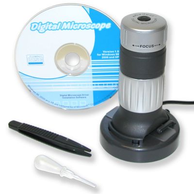 V49861 - Power Zoom Microscope w/ Built-in Digital Camera