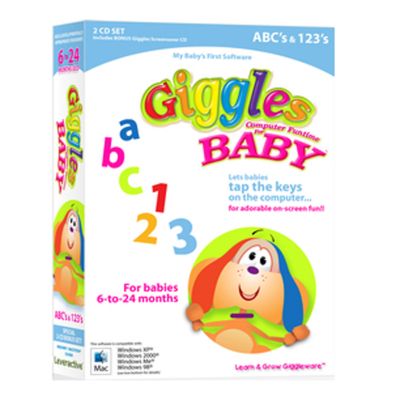 **Web Only** Giggles Computer Funtime For Baby - ABC's & 123's