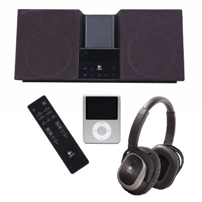 **Web Only** Apple 4GB iPod nano, Logitech AudioStation & Headphones