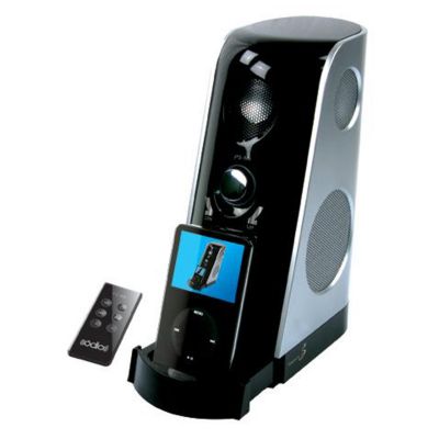 Kentech Labs PS-Mi iPod Dock Personal Audio Speaker System w/ Carrying Case