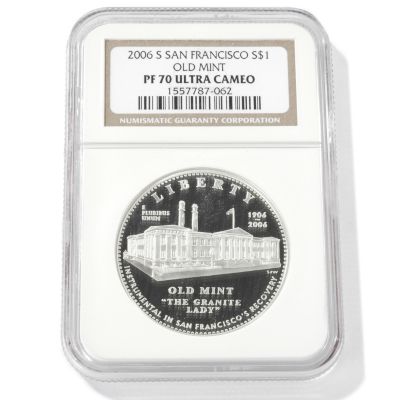 2006 San Francisco Old Mint Commemorative Dollar PF70 NGC