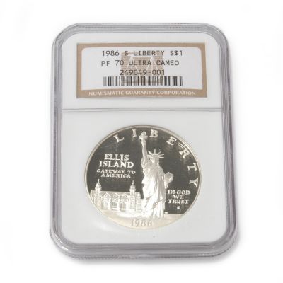 1986 Statue of Liberty Commemorative Dollar PF70 Ultra Cameo NGC