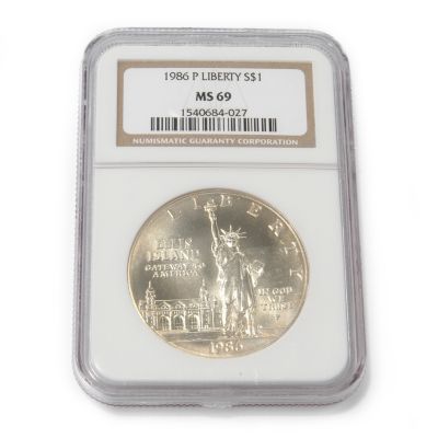 V50159 - 1986 Statue of Liberty Commemorative Dollar MS69 NGC