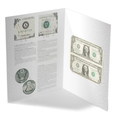 Series 2003 $1 Federal Reserve Notes (Two Count Uncut Sheet) CU