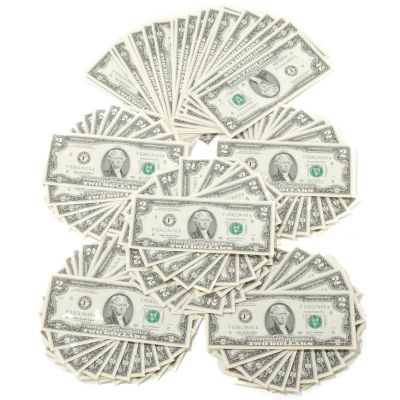100-Consecutive Series 2003 $2 Federal Reserve Notes - Crisp Uncirculated