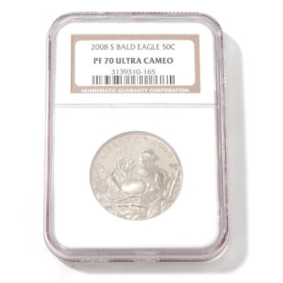 V50305 - 2008 Bald Eagle Commemorative Clad Half-Dollar PF70UC