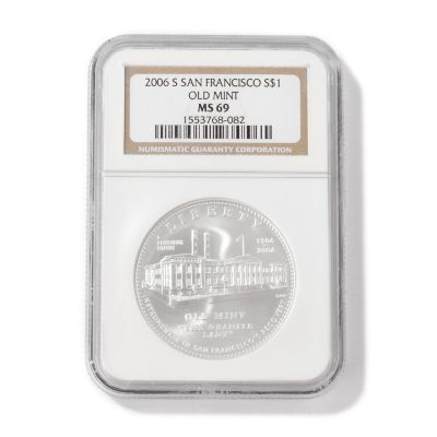 V50398 - 2006 San Francisco Old Mint Commemorative Dollar MS69 NGC